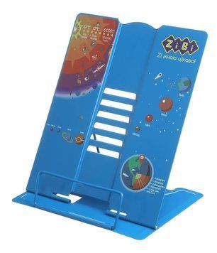 Підставка для книг ZiBi 270x165x210мм, металева, синій (ZB.3503-02) ZB.3503-02 фото