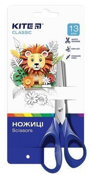 Ножиці дитячі Kite Classic 13 см сині (K-122-2) K-122-2 фото