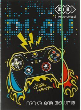 Папка для зошитів GAMER, картонна, на резинці B5+ (175х240х25мм), KIDS Line (ZB.14965) ZB.14965 фото