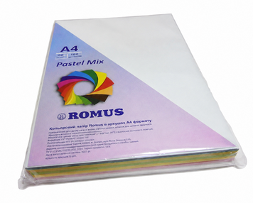 Папір кол 5 паст А4/160/125 R Mix PASTEL (R507881) R507881 фото