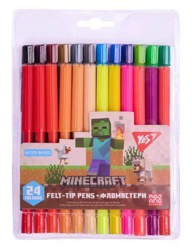 Фломастери Yes Minecraft 24 кольори (650571) 650571 фото