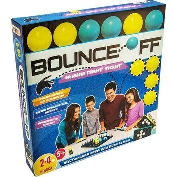 Настільна гра "Bounce off" міні пінг-понг, 5811 5811 фото
