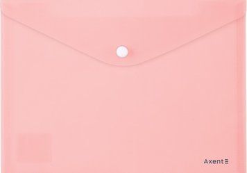 Папка пластикова на кнопці Axent А5 рожева (1522-10-A) 1522-10-A фото