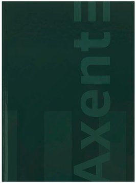 Блокнот AXENT One color А4 203*273 мм 96 аркушів клітинка зелений тверда обкладинка (8426-1-A) 8426-1-A фото