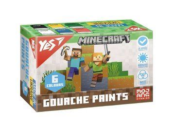 Гуаш Yes Minecraft 6 кольорів 20 мл (230405) 230405 фото