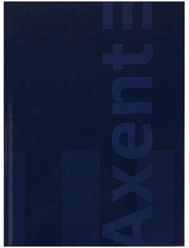 Блокнот AXENT One color А4 203*273 мм 96 аркушів клітинка синій тверда обкладинка (8426-3-A) 8426-3-A фото