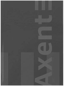 Блокнот AXENT One color А4 203*273 мм 96 аркушів клітинка сірий тверда обкладинка (8426-4-A) 8426-4-A фото