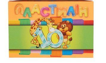Пластилін Тетрада 10 кольорів 100 г (90032, ТЕ90032) 90032 фото