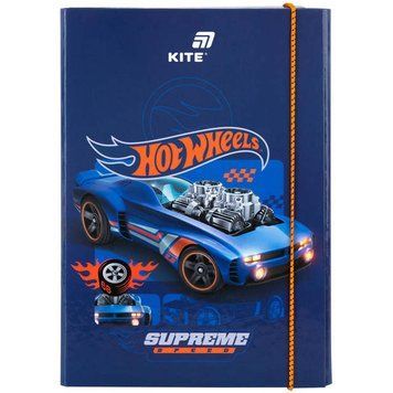 Папка для зошитів Kite Hot Wheels B5 картон на гумці (HW26-210) HW26-210 фото