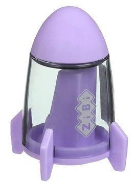 Чинка з ластиком ZiBi SPACESHIP з контейнером, 1 отв. пл. корпус, 1 шт в бліс, KIDS Line (ZB.5526-1) ZB.5526-1 фото