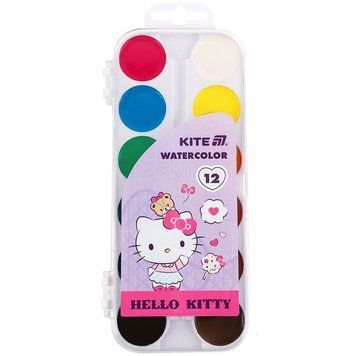 Фарби акварельні Kite Hello Kitty 12 кольорів (HK25-061) HK25-061 фото