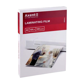 Плівка для ламінування Axent А4 125 мкм 100 аркушів (2040-А) 2040-А фото