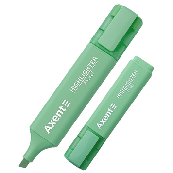 Маркер текстовий AXENT Highlighter 1-5 мм клиноподібний пастель м'ятний (2537-18-A) 2537-18-A фото