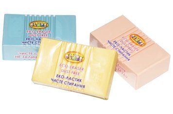 Ластик CLASS "RIBBY" Eco-PVC кольоровий прямокутнийї (4985C) 4985C фото