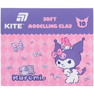 Пластилін Kite Kuromi 10 кольорів 200 г (HK24-084) HK24-084 фото
