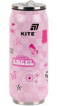 Термочашка з трубочкою Kite Angel 500мл (K25-1264-2) K25-1264-2 фото