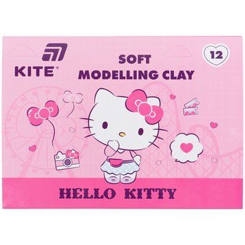 Пластилін Kite Hello Kitty 12 кольорів 240 г (HK25-1086) HK25-1086 фото