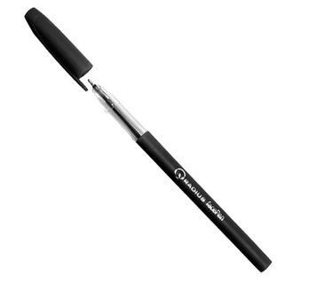 Ручка кулькова RADIUS Face pen чорна 50 шт (01669) 1669 фото