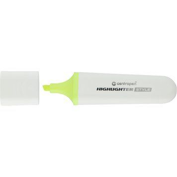 Маркер текстовий CENTROPEN Highlighter Style 1-4,6 мм клиноподібний пастельний жовтий (6252/51) 6252/51 фото
