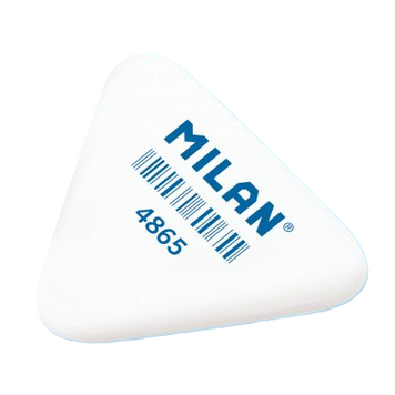 Гумка трикутна"TM MILAN" 3,6*3,3*0,6см, mix65шт/этик (CNM4865) CNM4865  фото