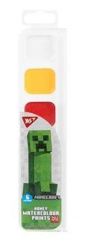 Фарби акварельні Yes Minecraft 6 кольорів медові (110277) 110277 фото