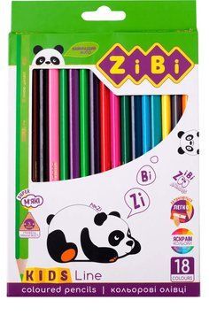 Олівці кольорові 18 кольорів, KIDS LINE (ZB.2415) ZB.2415 фото