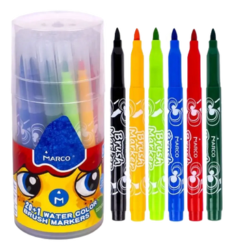 Фломастери MARCO Super Washable 21 колір туба (1633-21) 1633-21 фото