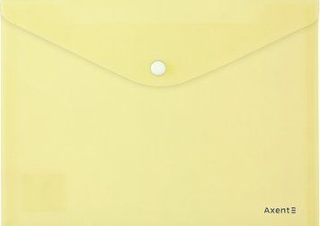 Папка пластикова на кнопці Axent А5 жовта (1522-08-A) 1522-08-A фото