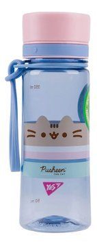 Пляшка для води Yes Pusheen 400 мл блакитна (708319) 708319 фото