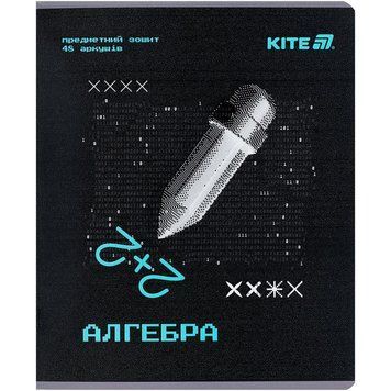 Зошит предметний Kite Techno 48 аркушів клітинка алгебра (K25-240-3) K25-240-3 фото