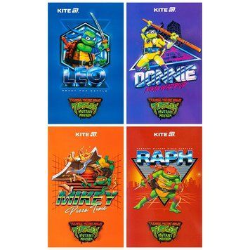 Блокнот-планшет Kite Ninja Turtles A6 50 аркушів нелінований (NT25-195) NT25-195 фото