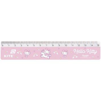 Лінійка пластикова Kite Hello Kitty 15 см (HK26-090-2) HK26-090-2 фото