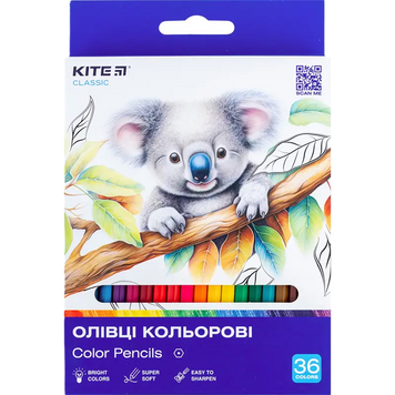 Олівці кольорові Kite Classic 36 шт (K-057) K-057 фото