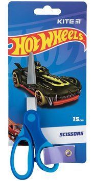 Ножиці дитячі Kite Hot Wheels 15 см (HW24-126) HW24-126 фото