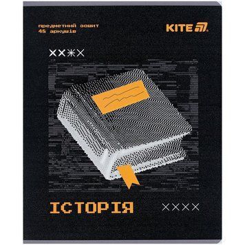 Зошит предметн. 48 арк., кл., гібр лак+УФ, Techno, історія (K25-240-4) K25-240-4 фото