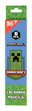 Олівці кольорові Yes 6 кол. "Minecraft. Creeper" (290724) 290724 фото