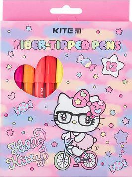 Фломастери Kite Hello Kitty 12 кольорів (HK24-447) HK24-447 фото