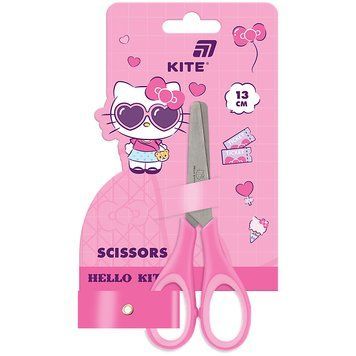 Ножиці дитячі Kite Hello Kitty 13 см з гумовими вставками (HK26-123) HK26-123 фото