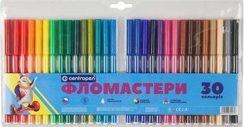Фломастери Centropen 30 кольорів (7550/30) 7550-30 фото