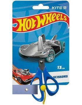 Ножиці дитячі Kite Hot Wheels 13 см з пружиною (HW23-129) HW23-129 фото